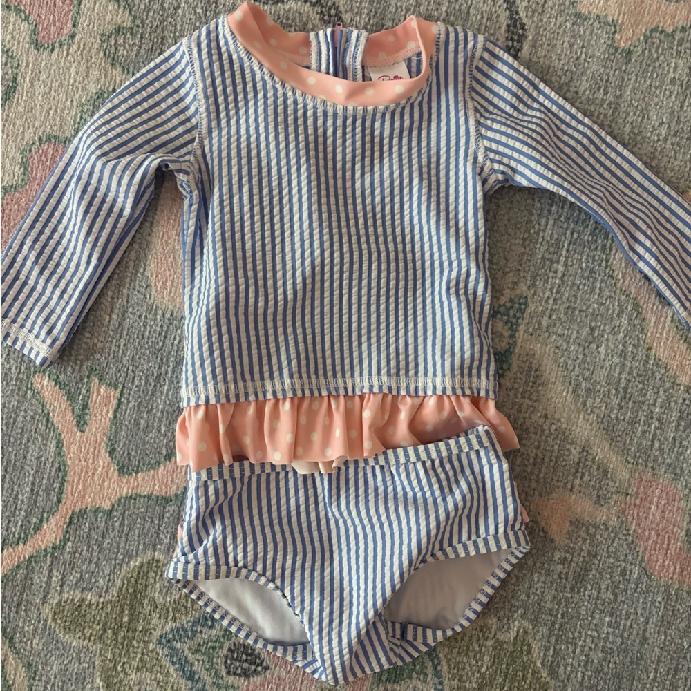 Ruffle butts 2 piece swimsuit